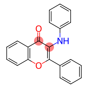 4H-1-Benzopyran-4-one,2-phenyl-3-(phenylamino)-(9CI)