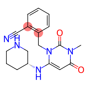 (R)-2-((3-methyl-2,4-dioxo-6-(piperidin-3-ylamino)-3,4-Dihydro- pyrimidin-1(2H)-yl)methyl)benzonitrile hydrogen chloride
