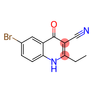 6-broMo-2-ethyl-4-oxo-1,4-dihydroquinoline-3-carbonitrile