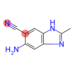 1H-Benzimidazole-5-carbonitrile, 6-amino-2-methyl-