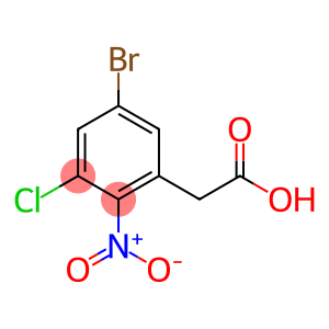 5-溴-3-氯-2-硝基苯乙酸