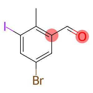 5-Bromo-3-iodo-2-methylbenzaldehyde