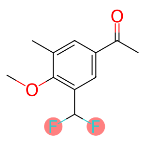 1-(3-(difluoromethyl)-4-methoxy-5-methylphenyl)ethanone