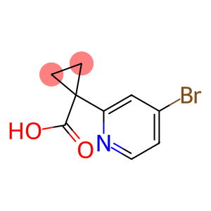 1-(4-Bromopyridin-2-yl)cyclopropane-1-carboxylic acid