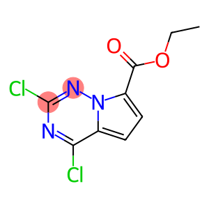 Pyrrolo[2,1-f][1,2,4]triazine-7-carboxylic acid, 2,4-dichloro-, ethyl ester