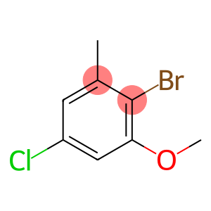 Benzene, 2-bromo-5-chloro-1-methoxy-3-methyl-