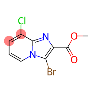 methyl 3-bromo-8-chloroimidazo[1,2-a]pyridine-2-carboxylate
