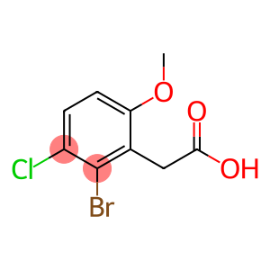 2-(2-Bromo-3-chloro-6-methoxyphenyl)acetic acid