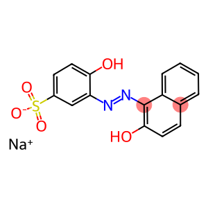 4-Hydroxy-3-(2-hydroxy-1-naphthylazo)benzenesulfonic acid,  sodium salt
