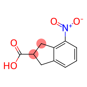 4-Nitro-1,3-dihydro-2H-indene-2-carboxylic acid