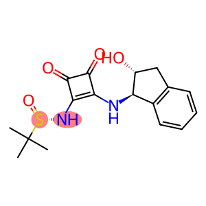(S)-N-(2-(((1R,2R)-2-羟基-2,3-二氢-1H-茚-1-基)氨基)-3,4-二氧环丁-1-烯-1- 基)-2-甲基丙烷-2-亚磺酰胺