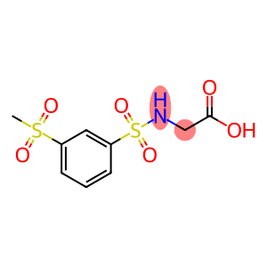2-(3-methanesulfonylbenzenesulfonamido)acetic acid