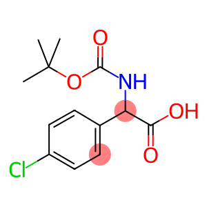 tert-Butoxycarbonylamino(4-chlorophenyl)acetic acid