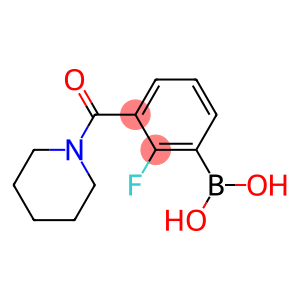 2-Fluoro-3-(1-piperidinylcarbonyl)benzeneboronic acid, 97%