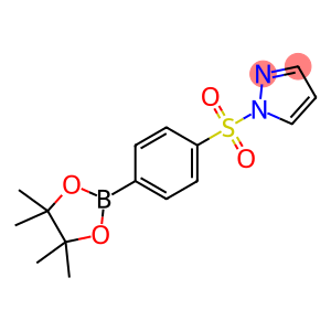 1-{[4-(tetramethyl-1,3,2-dioxaborolan-2-yl)benzene]sulfonyl}pyrazole