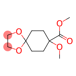 1,4-Dioxaspiro[4.5]decane-8-carboxylic acid, 8-methoxy-, methyl ester