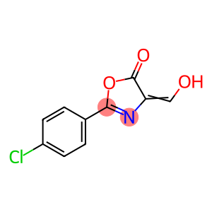 5(4H)-Oxazolone,  2-(4-chlorophenyl)-4-(hydroxymethylene)-