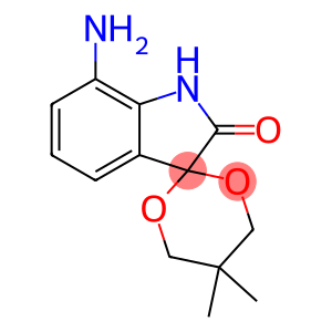 5,5-二甲基-7'-氨基螺[[1,3]二氧六环-2,3'-吲哚啉]-2'-酮