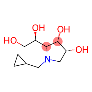 3,4-Pyrrolidinediol, 1-(cyclopropylmethyl)-2-[(1S)-1,2-dihydroxyethyl]-, (2R,3S,4R)- (9CI)