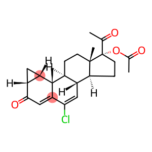 6-Chlor-delta(sup 6)-1,2-alpha-methylen-17-alpha-hydroxyprogesteron [German]