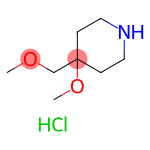 Piperidine, 4-methoxy-4-(methoxymethyl)-, hydrochloride (1:1)