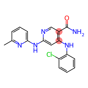 4-((2-氯苯基)氨基)-6-((6-甲基吡啶-2-基)氨基)烟酰胺