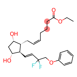 5-Heptenoic acid, 7-[(1R,2R,3R,5S)-2-[(1E)-3,3-difluoro-4-phenoxy-1-buten-1-yl]-3,5-dihydroxycyclopentyl]-, ethyl ester, (5Z)-
