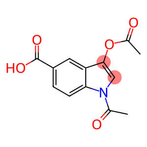 3-Acetoxy-1-acetylindole-5-carboxylic Acid