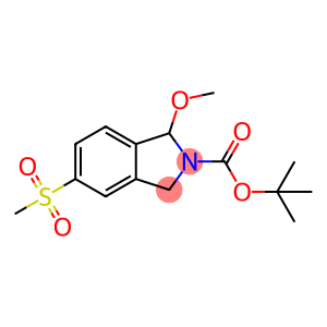 tert-butyl 1-methoxy-5-(methylsulfonyl)isoindoline-2-carboxylate
