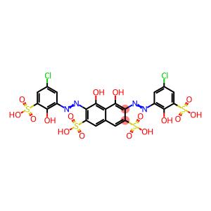 7-Naphthalenedisulfonicacid,3,6-bis[(5-chloro-2-hydroxy-3-sulfophenyl)azo]-4,5-hydroxy-2