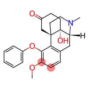 14-Hydroxy-3-Methoxy-N-Methyl-6-oxo-4-phenoxy-Morphinan
