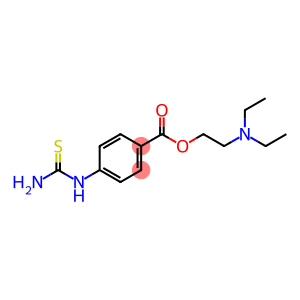 2-(Diethylamino)ethyl=p-thioureidobenzoate