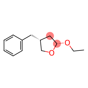 Furan, 2-ethoxytetrahydro-4-(phenylmethyl)-, (2R,4R)-rel- (9CI)