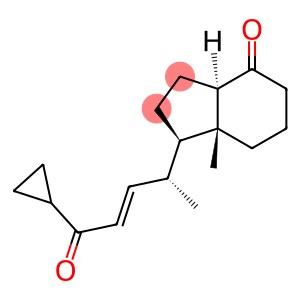 4H-Inden-4-one, 1-[(1R,2E)-4-cyclopropyl-1-methyl-4-oxo-2-buten-1-yl]octahydro-7a-methyl-, (1R,3aR,7aR)-
