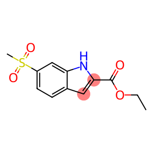 6-甲基磺酰基-1H-吲哚-2-羧酸乙酯