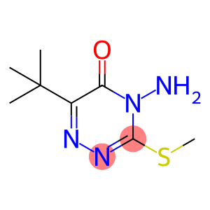 1,2,4-Triazin-5(4H)-one,4-amino-6-(1,1-dimethylethyl)-3-(methylthio)-(9CI)