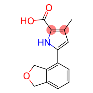 1H-Pyrrole-2-carboxylic acid, 5-(1,3-dihydro-4-isobenzofuranyl)-3-methyl-