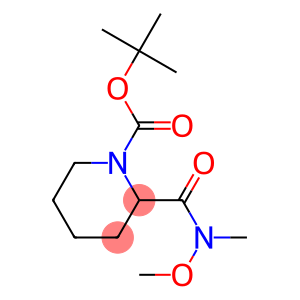 1-Piperidinecarboxylicacid, 2-[(methoxymethylamino)carbonyl]-, 1,1-dimethylethyl ester