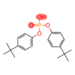 Phosphoric acid hydrogen bis(p-tert-butylphenyl) ester