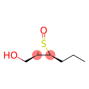 2-Thiiranemethanol, 3-propyl-, 1-oxide, (1R,2R,3S)-rel-