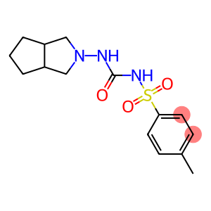 benzenesulfonamide, N-[[(hexahydrocyclopenta[c]pyrrol-2(1H)-yl)amino]carbonyl]-4-methyl-