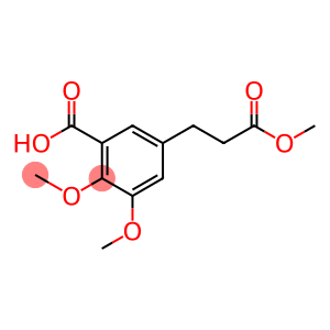 2,3-dimethoxy-5-(3-methoxy-3-oxopropyl)benzoic acid
