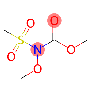 Carbamic  acid,  methoxy(methylsulfonyl)-,  methyl  ester  (9CI)