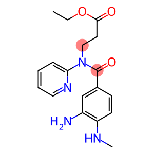 b-Alanine, N-[3-amino-4-(methylamino)benzoyl]-N-2-pyridinyl-, ethyl ester