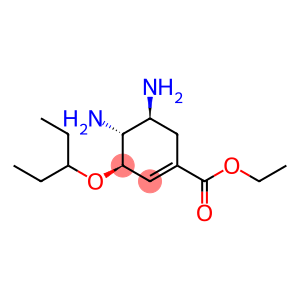 1-Cyclohexene-1-carboxylic acid, 4,5-diamino-3-(1-ethylpropoxy)-, ethyl ester, (3R,4R,5S)-