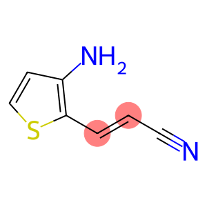 2-Propenenitrile, 3-(3-amino-2-thienyl)-, (2E)-