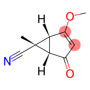Bicyclo[3.1.0]hex-2-ene-6-carbonitrile, 2-methoxy-6-methyl-4-oxo-, (1R,5S,6R)-rel-
