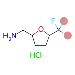 [5-(trifluoromethyl)oxolan-2-yl]methanamine hydrochloride, Mixture of diastereomers