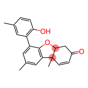 3(4H)-Dibenzofuranone, 4a,9b-dihydro-6-(2-hydroxy-5-methylphenyl)-8,9b-dimethyl-