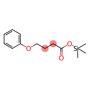 Butyric acid, 4-phenoxy-, trimethylsilyl ester (8CI)